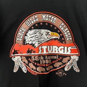 Vintage Rare Made in USA 1998 Sturgis Tee M